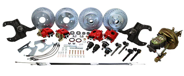 1963-66 Chevy, GMC C10 Front and Rear Power Disc Brake Conversion, 6 Lug