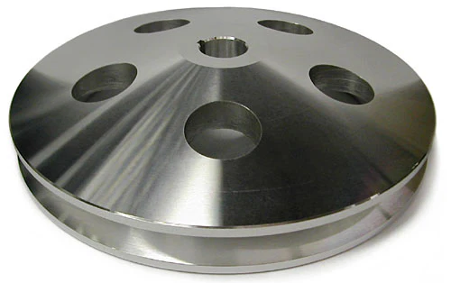 GM POWER STEERING PUMP PULLEY, ALUMINUM SINGLE GROOVE - Image 3