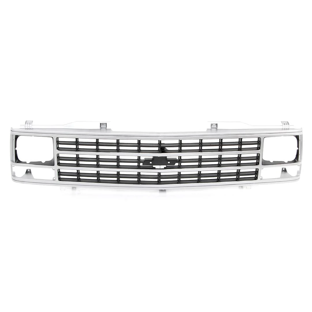 1988-93 Chevy CK Pickup SUV Grille Shell - Argent Silver - Single Headlight