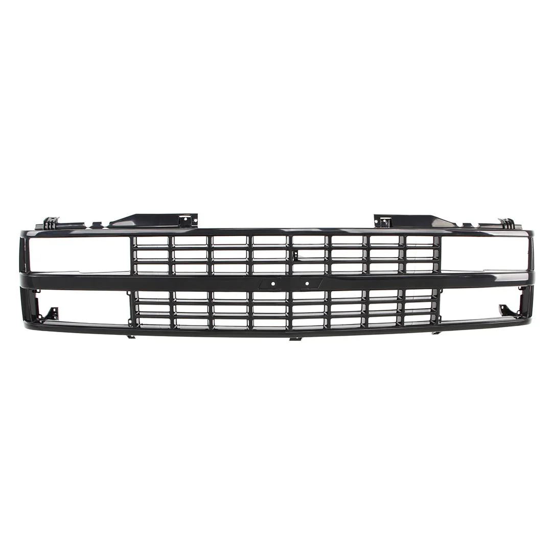 1988-93 Chevy CK Pickup SUV Grille Shell - Black - Dual Headlight
