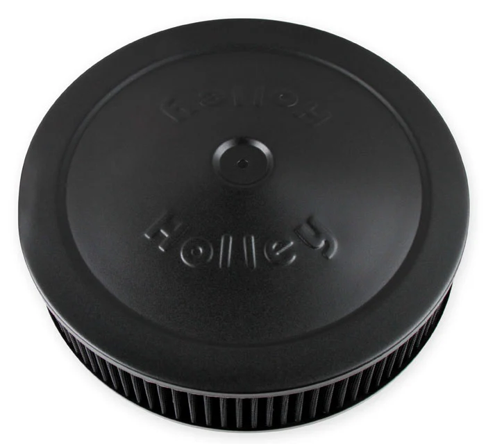 Holley 14" Round Air Cleaner Assembly - Black - Image 6