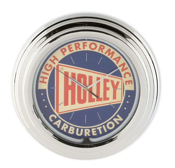 Holley Carburetor Neon Clock - Image 5