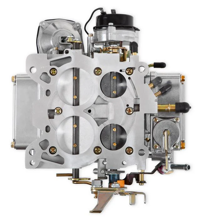 Holley Classic 650 CFM Carburetor, Spreadbore Quadrajet Style, Polished Aluminum - Image 3
