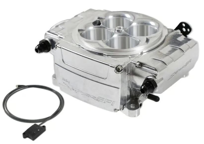 Holley Sniper 2 EFI 4 Barrel Fuel Injection Conversion - Shinny Finish - Image 5