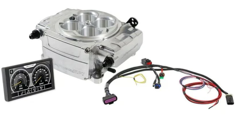 Holley Sniper 2 EFI 4 Barrel Fuel Injection Conversion - Shinny Finish - Image 6