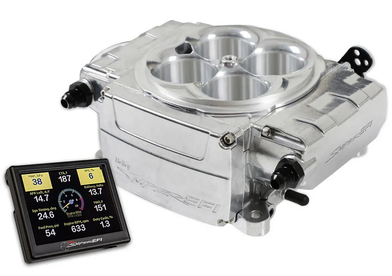 Holley Sniper 2 550-510D EFI Fuel Injection Returnless Master Kit - Shinny Finish - Image 3