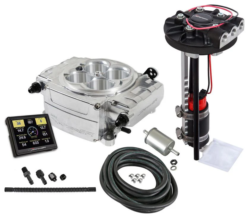 Holley Sniper 2 550-510D EFI Fuel Injection Returnless Master Kit - Shinny Finish - Image 6