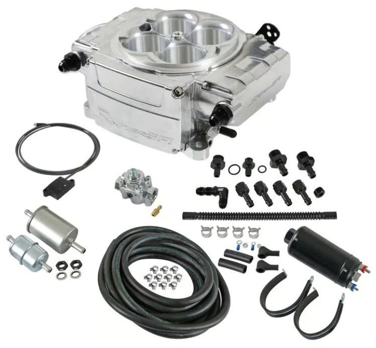 Holley Sniper 2 550-510K EFI Fuel Injection Master Kit - Shinny Finish - Image 9