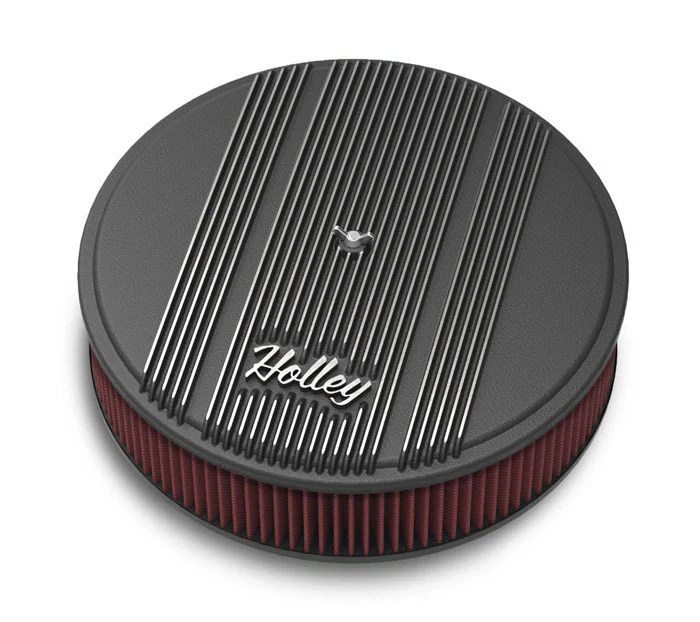 Holley Vintage Series 14" Finned Air Cleaner Assembly - Image 10