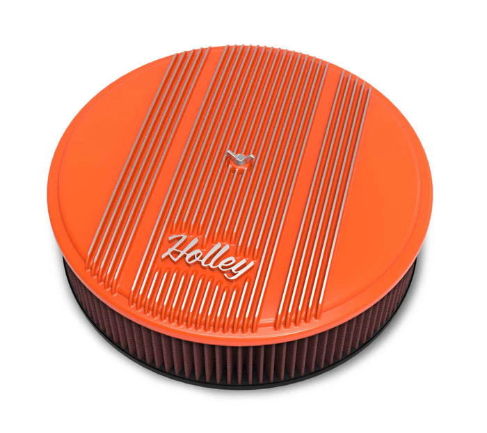 Holley Vintage Series 14" Finned Air Cleaner Assembly - Image 11