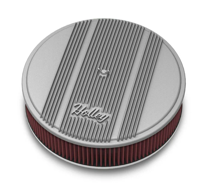 Holley Vintage Series 14" Finned Air Cleaner Assembly - Image 4