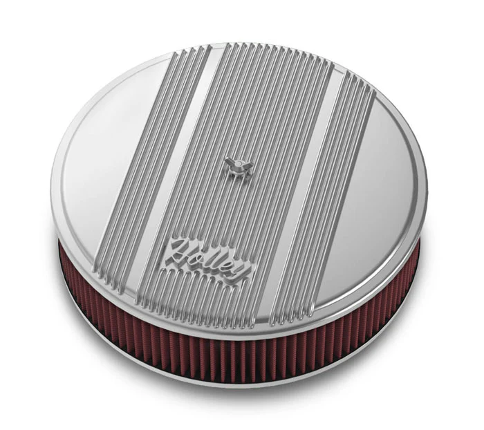 Holley Vintage Series 14" Finned Air Cleaner Assembly - Image 8