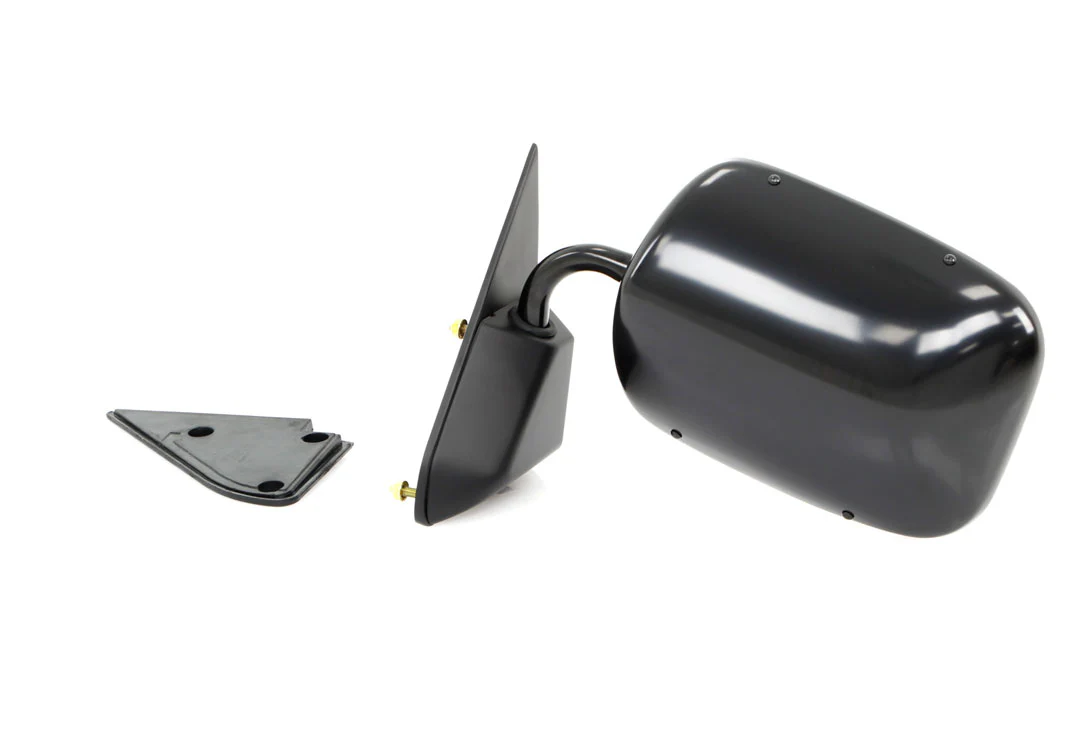 Outside Door Mirror - Black Below Eyeline - LH - 88-98 Chevy GMC C/K Pickup Truck SUV