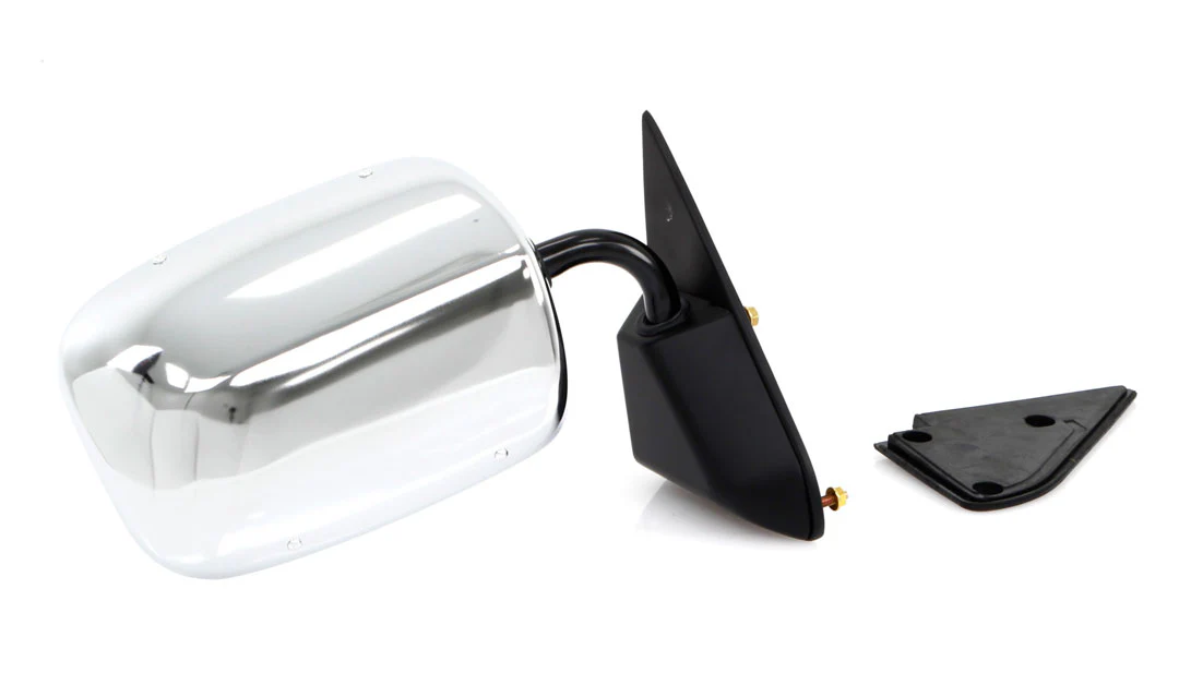 Outside Door Mirror - Chrome Below Eyeline - RH - 88-98 Chevy GMC C/K Pickup Truck SUV - Image 2