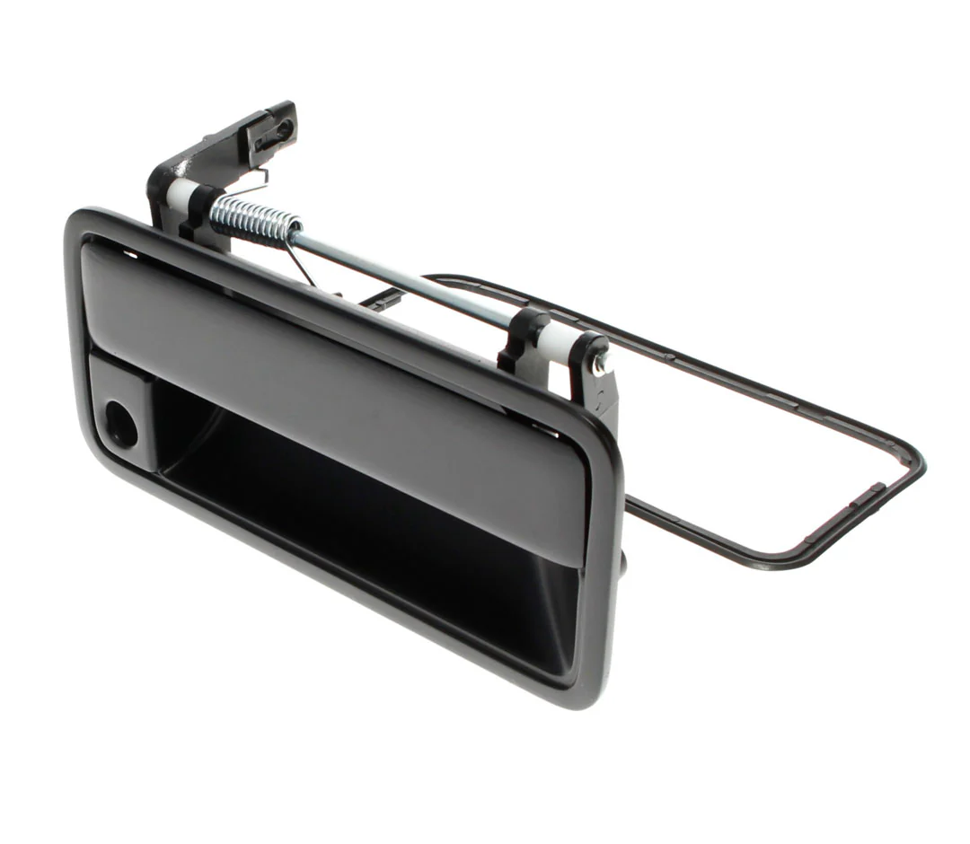Outside Front Door Handle - Black Smooth - RH - 88-94 Chevy GMC CK OBS Pickup Truck SUV