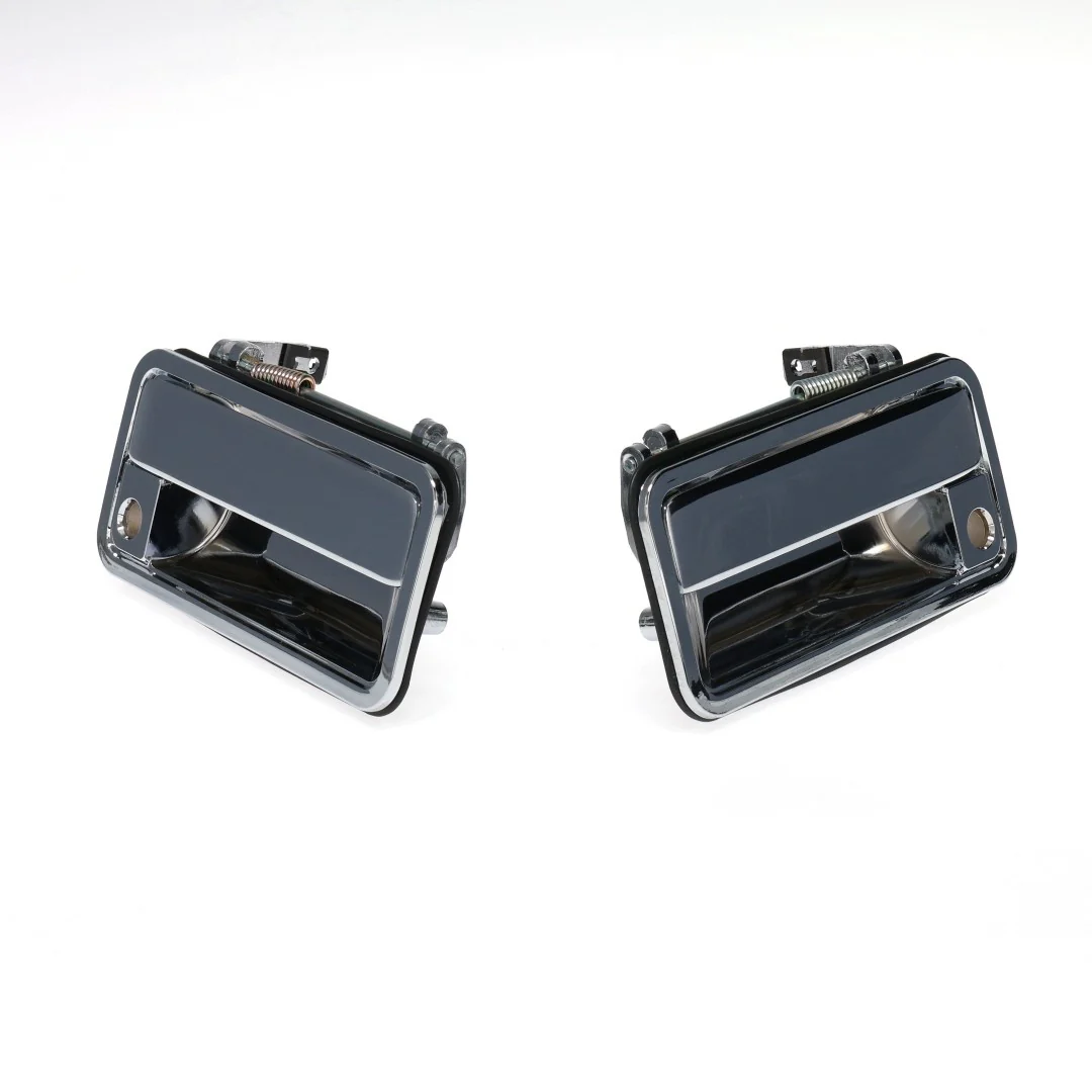 Outside Front Door Handles - Chrome - Pair - 88-98 Chevy GMC C/K OBS Pickup Truck SUV