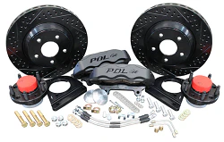 1964-74 GM A, F, X Body 13" BLACKOUT Track 4, Disc Brake Conversion by Baer