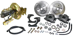 1967-70 Chevy, GMC Truck Power Disc Brake Conversion, OEM Drum Spindles, 5 Lug,