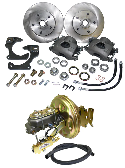 1967-70 Chevy, GMC Truck Power Disc Brake Conversion, OEM Drum Spindles, 5 Lug, - Image 2