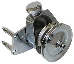 Power Steering Pump Kit, Small Block Ford 289/302/351W, Chrome