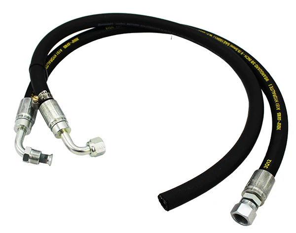 Rack and Pinion Power Steering Hose Kit, Rubber - Image 2