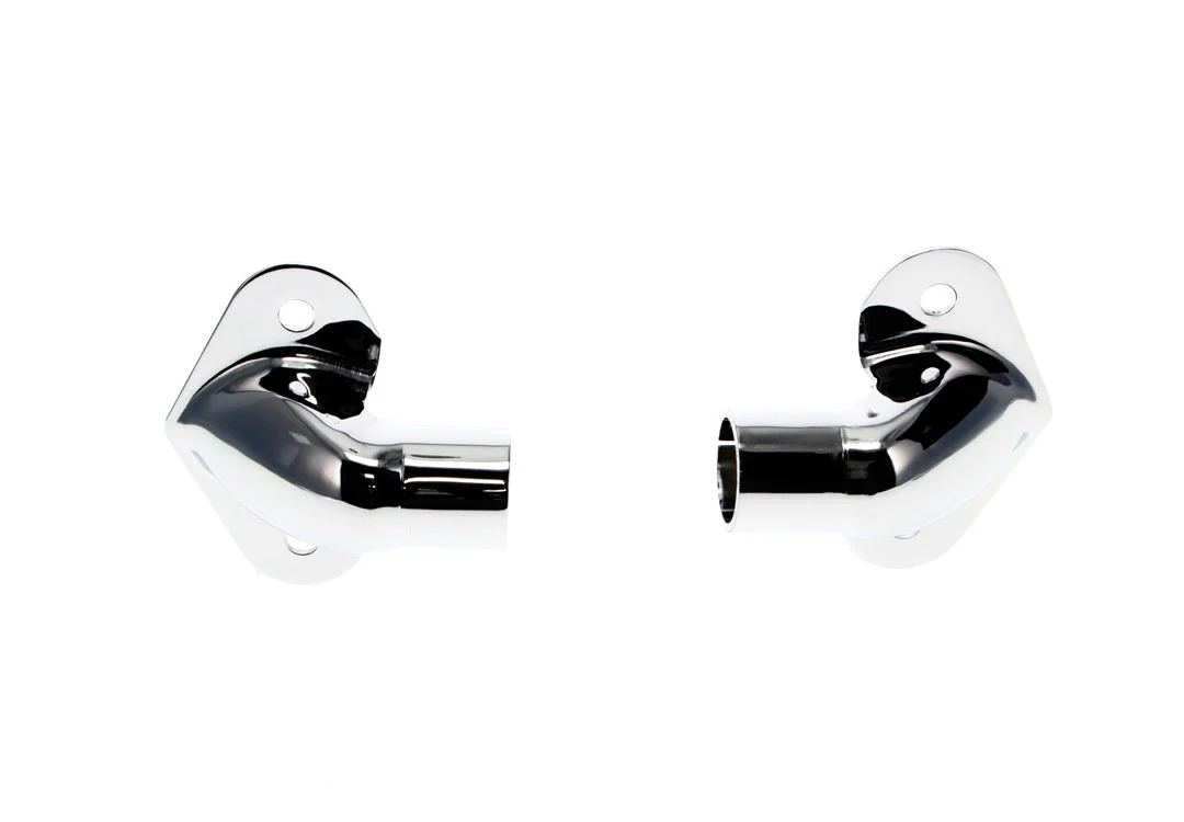 Tail Gate Hinges, 1941-53 Chevy & GMC Stepside, Chrome, Pair - Image 2