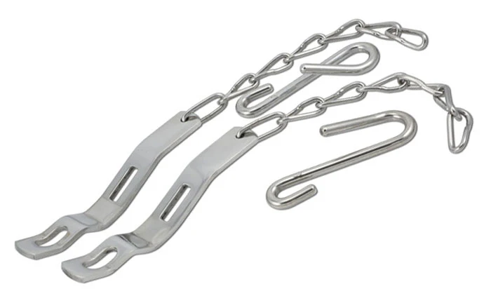 Tailgate Chains, 1958-66 Chevy / GMC Fleetside, Pair - Image 2