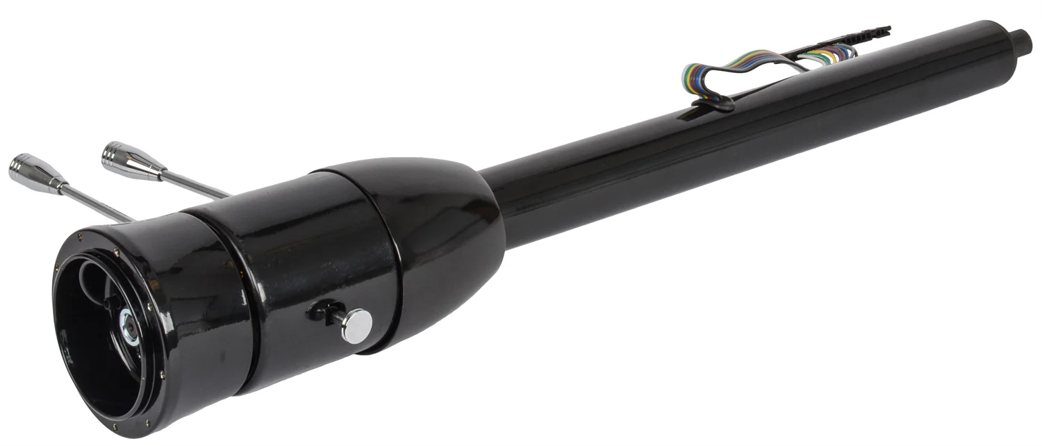 Tilt Steering Column, Black Powder Coated, Floor Shift - Image 5