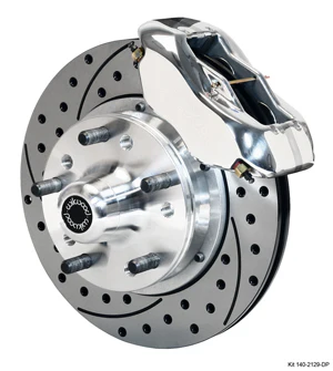 Wilwood 11" Drilled Rotors And 4 Piston Polished Calipers - Image 2
