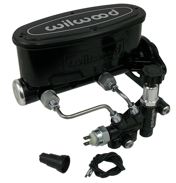 Wilwood Master Cylinder, Aluminum Tandem Chamber Disc Brake Conversion with Adjustable Proportioning Valve - Image 2